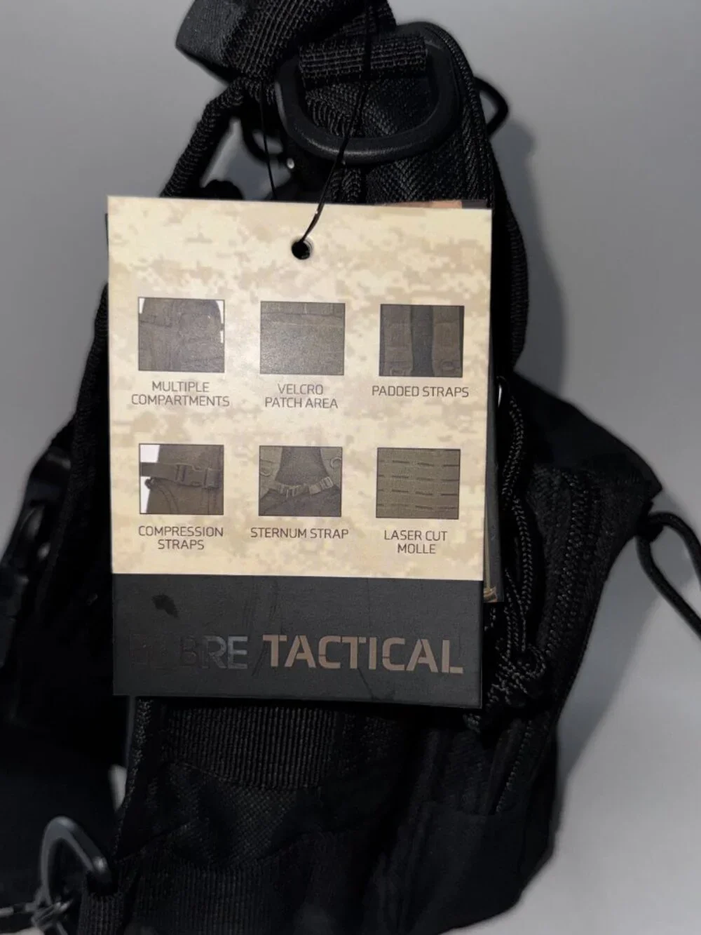 Bre Tactical Outdoor Bl050 Sling Bag Black Shoulder Pack